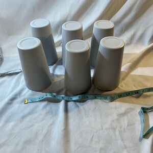 Set of Six Gray Cups